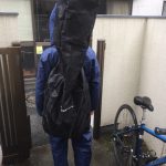 雨の日にベース用レインコートを着せて20分自転車に乗ってみた